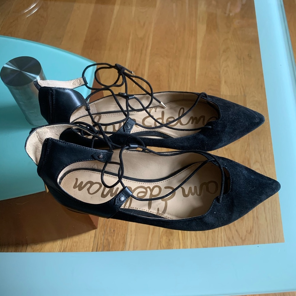 Sam Edelman Black Rosie Flats - Picture 7 of 8